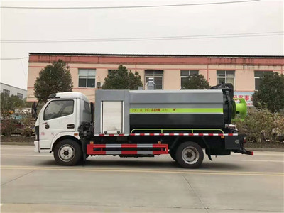 国六东风凯普特9方清洗吸污车,两用车