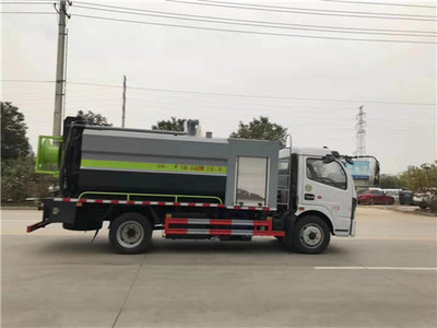 国六东风凯普特9方清洗吸污车,两用车